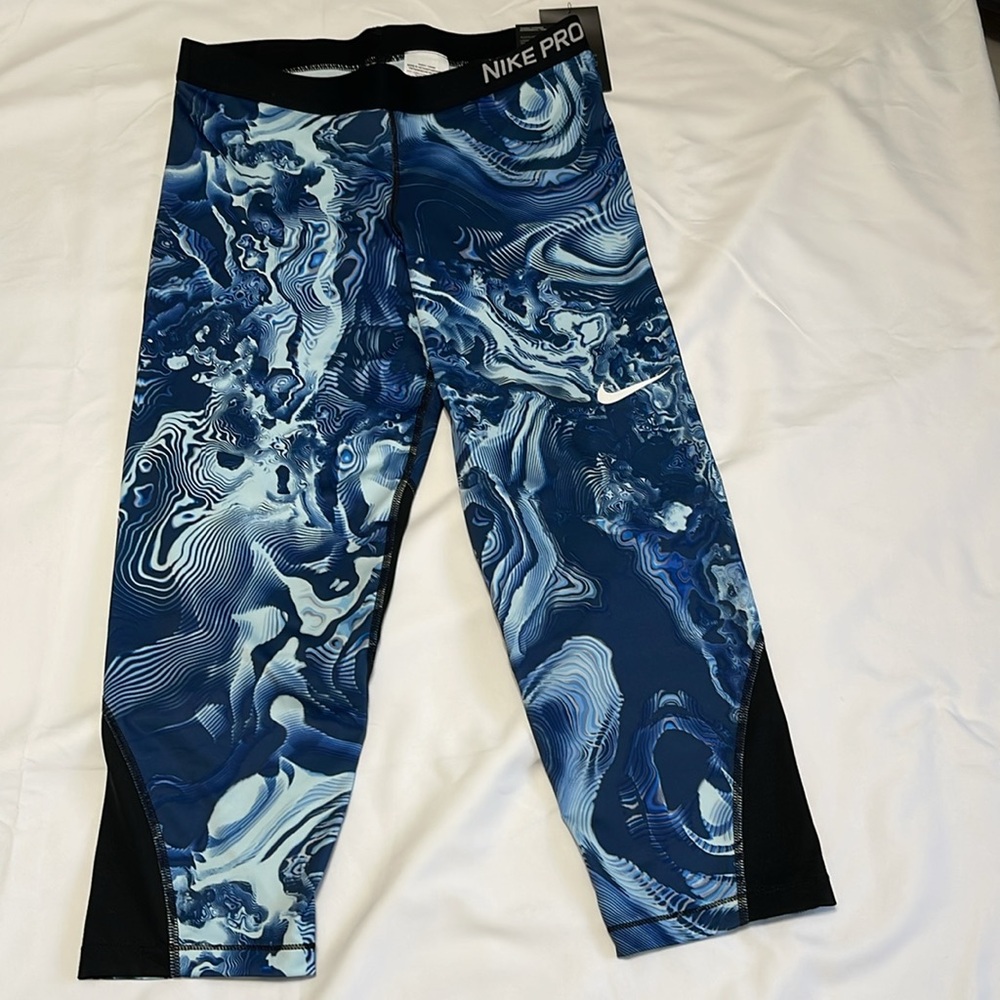 NIKE PRO DRI FIT 3/4 LENGTH LEGGINGS SIZE XL CAPRI (NWT)